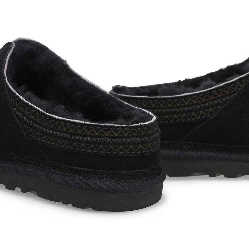 Men's Neuman Sheepskin Slipper - Black