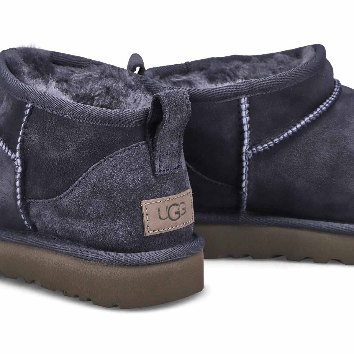 Botte CLASSIC ULTRA MINI, bleu nuit, femmes