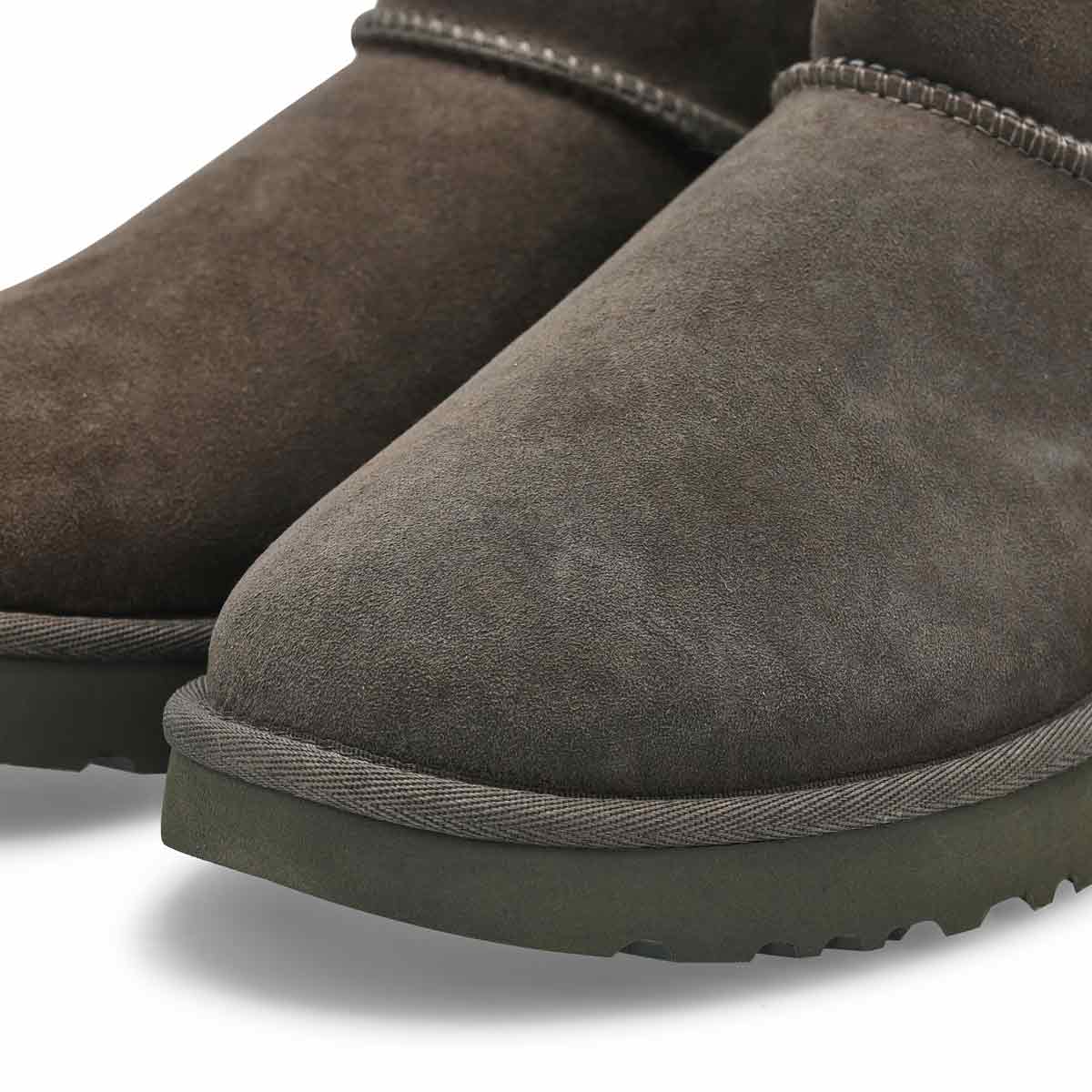 Botte CLASSIC ULTRA MINI, gris, femmes