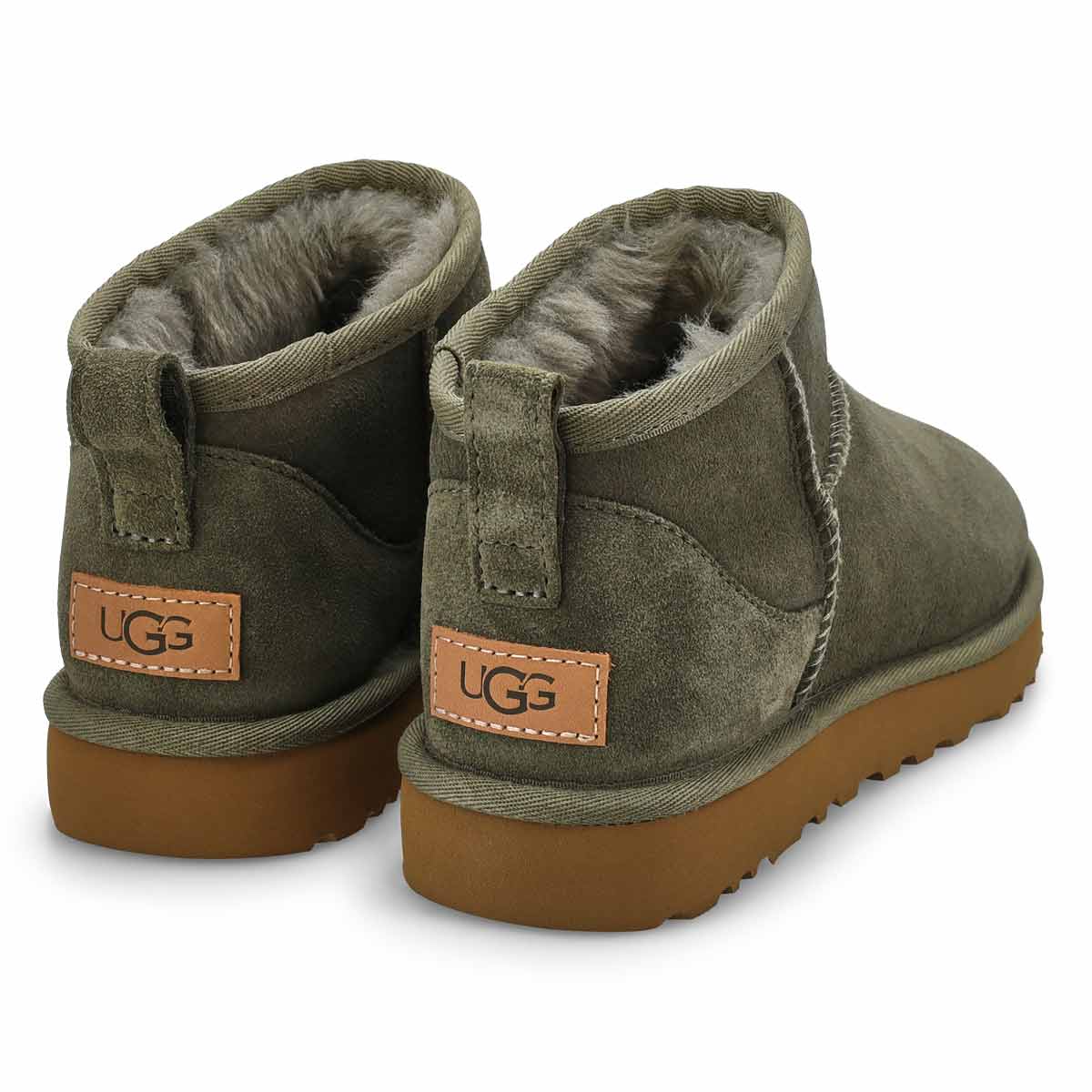 Women's  Classic Ultra Mini Boot - Moss Green/Amphora