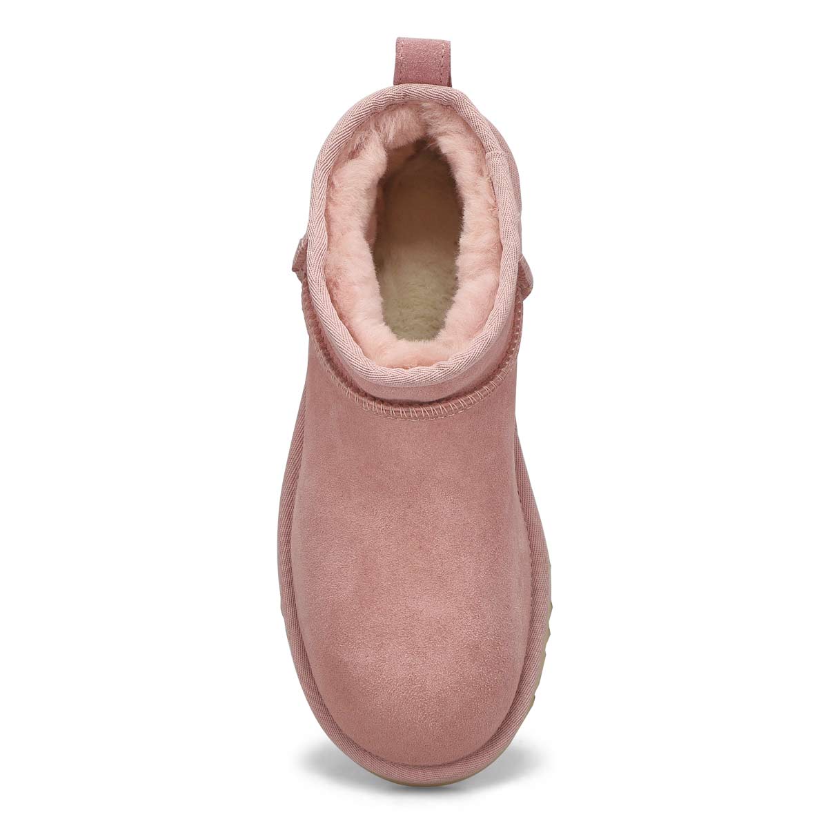 Botte CLASSIC ULTRA MINI, gris rose, femmes