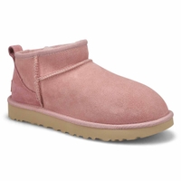 Botte CLASSIC ULTRA MINI, gris rose, femmes