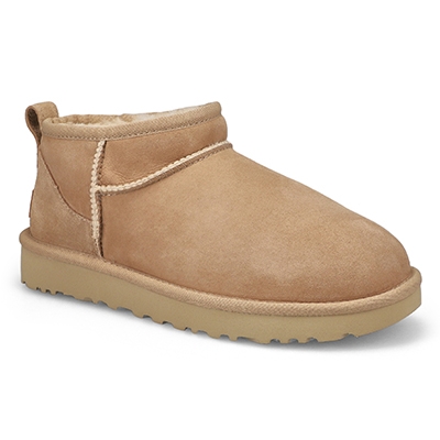 Botte Classic Ultra Mini, sable, femmes