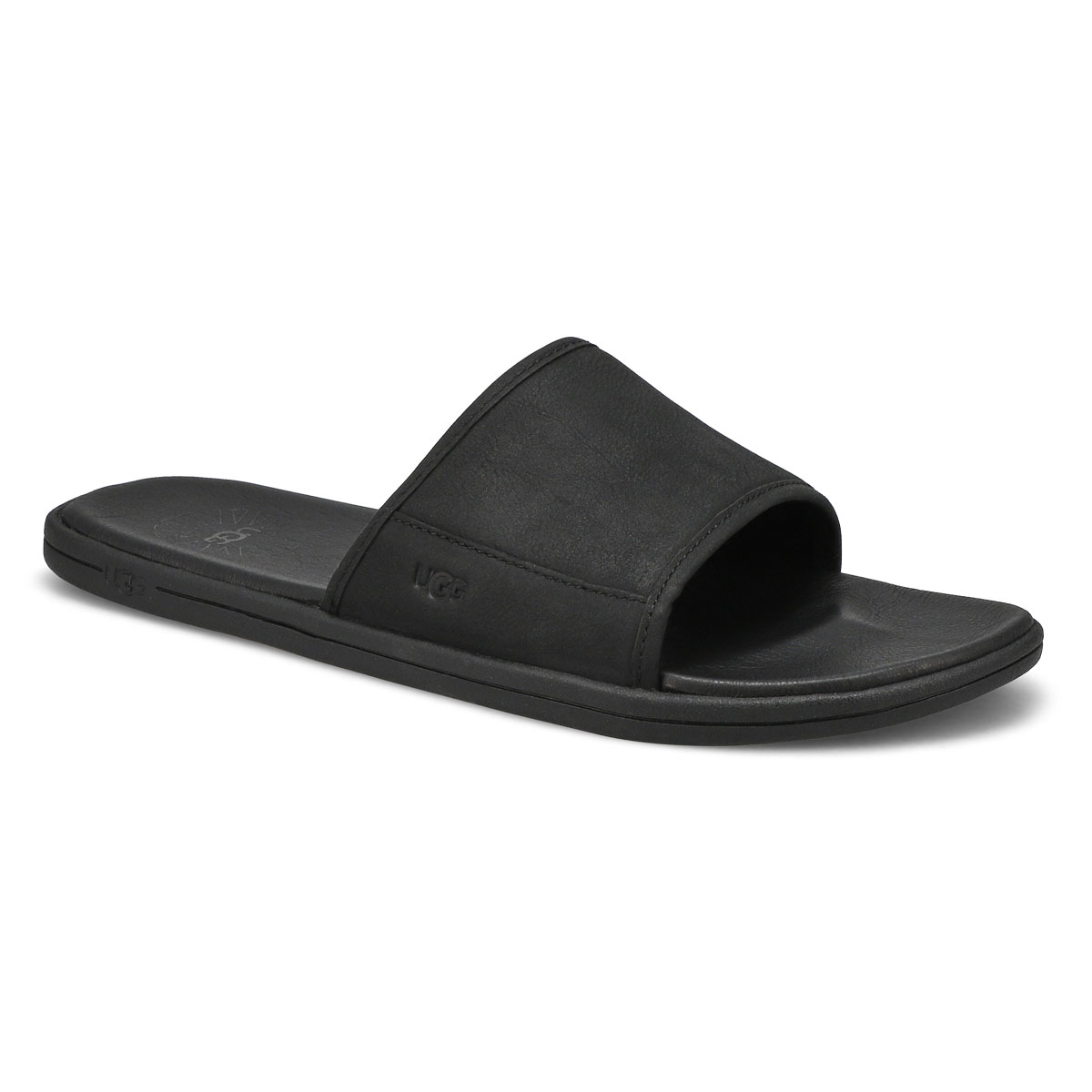 UGG Men's Seaside Slide Sandal - Black | SoftMoc.com