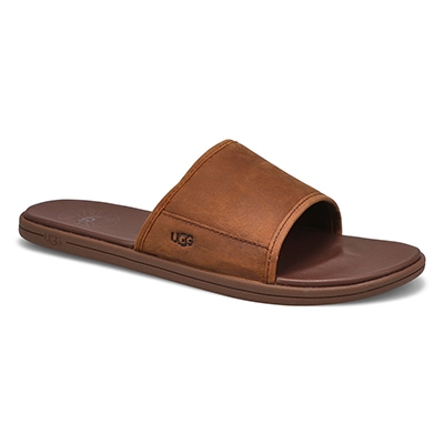 Mns Seaside Slide Sandal - Luggage