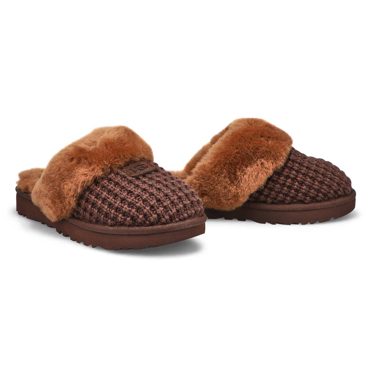 Women's Cozy Slip On Slipper - Burnt Cedar