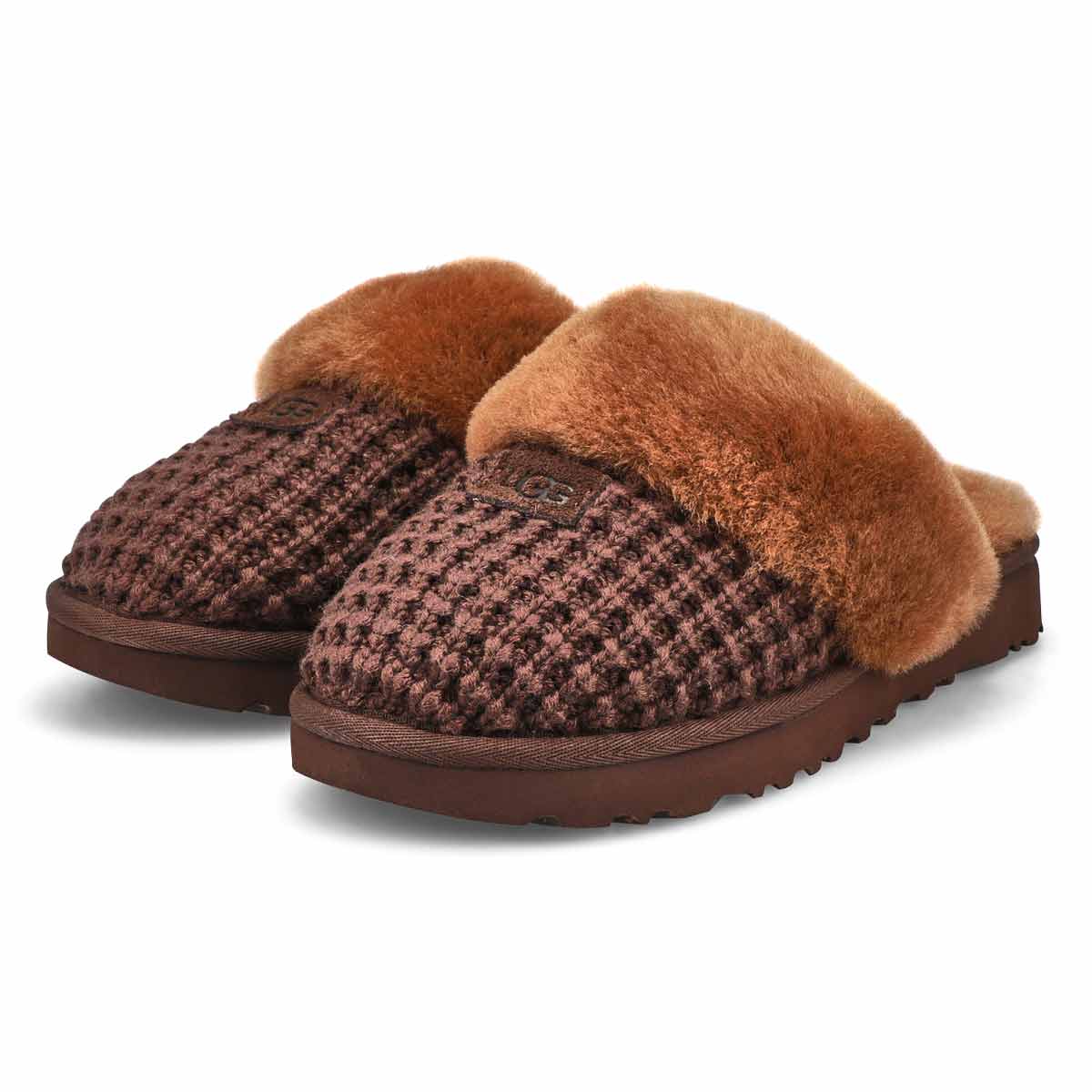 Women's Cozy Slip On Slipper - Burnt Cedar