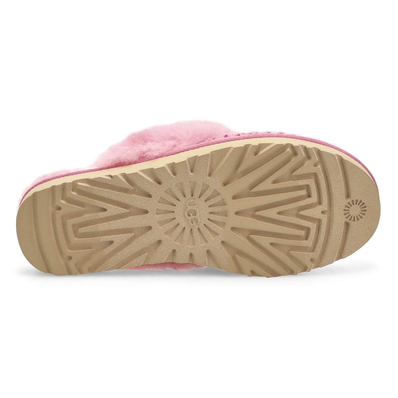 Pantoufle Cozy à enfiler pour femmes - orchidée poudrée