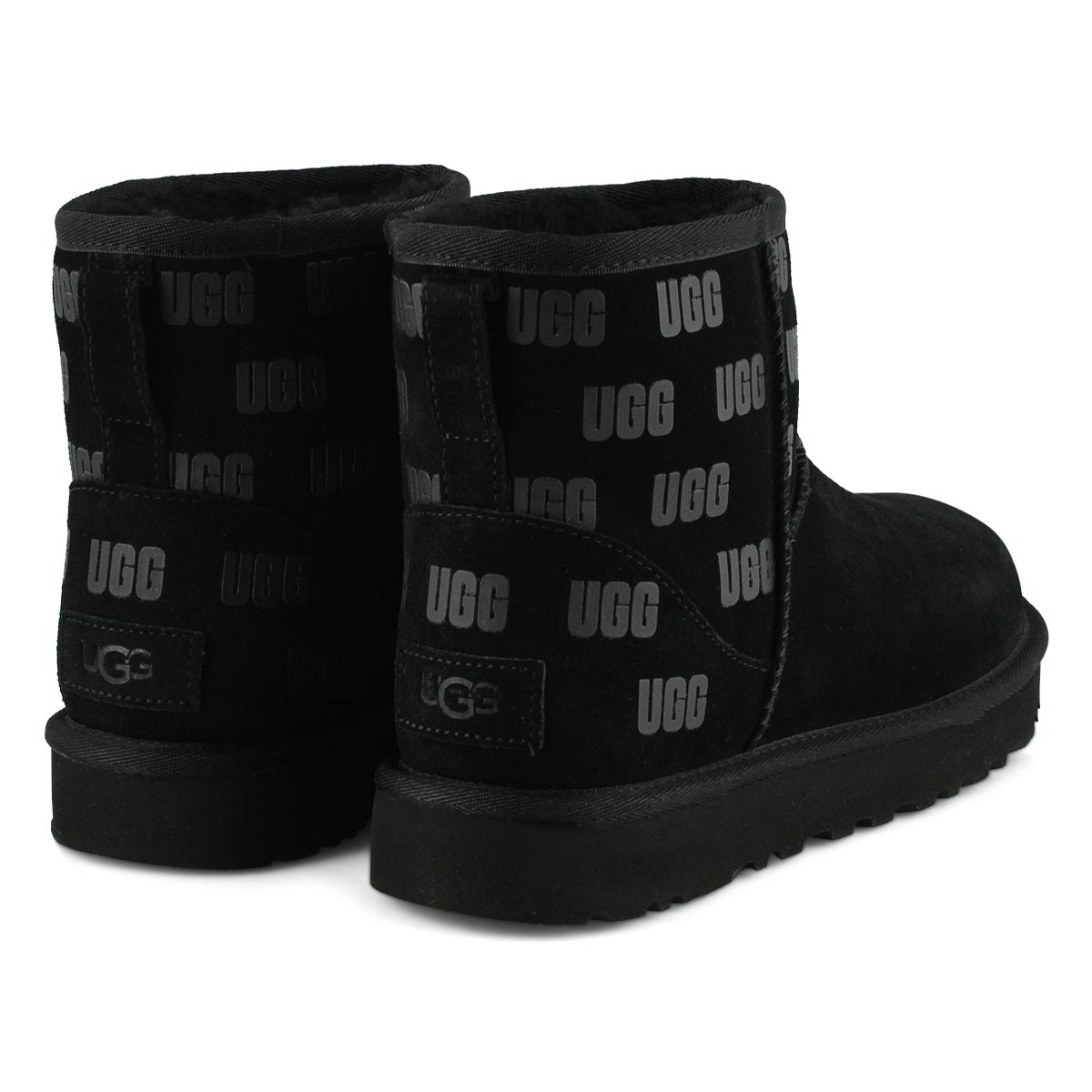 Women's Classic Mini II UGG Print Boot - Black