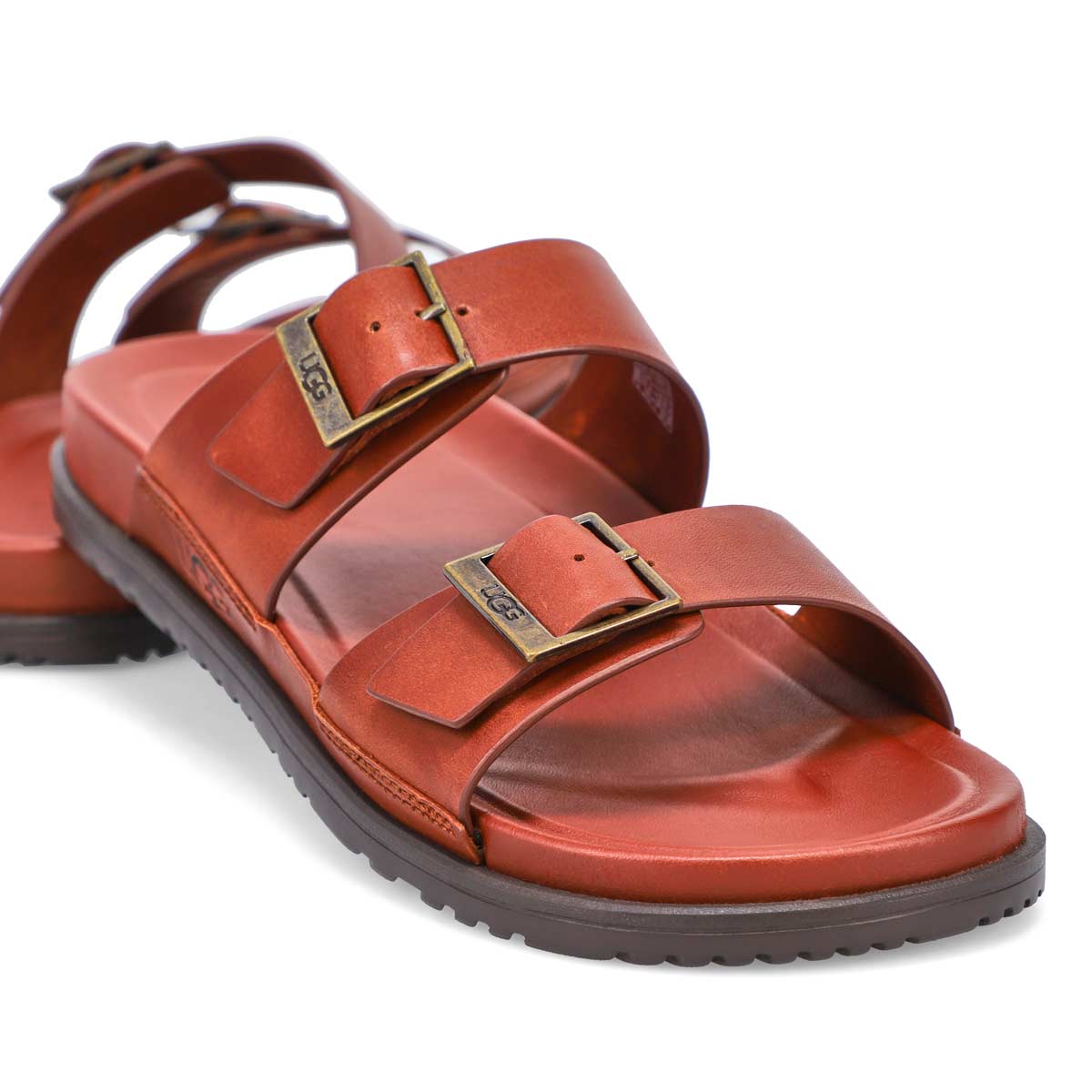tan buckle slides