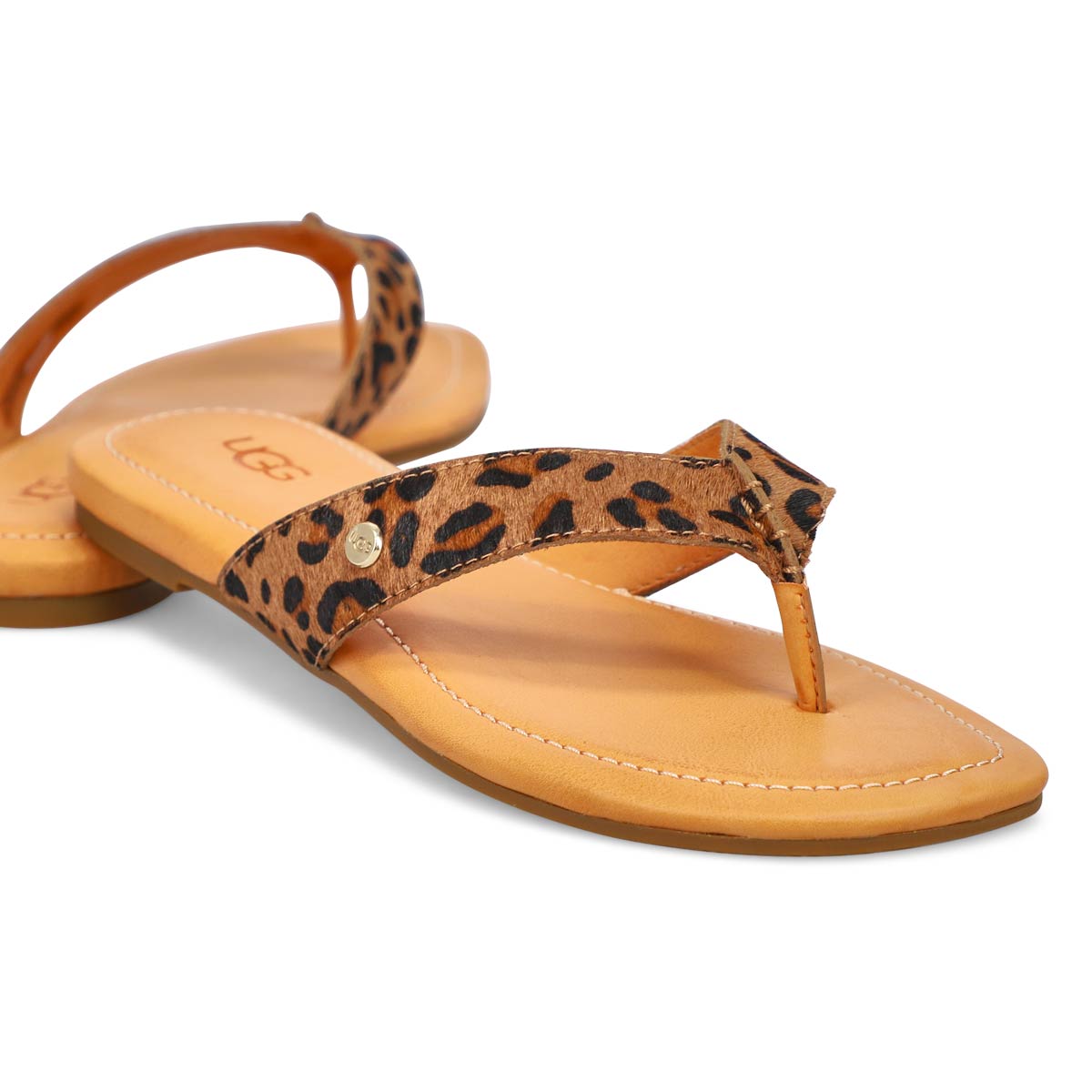 leopard and tan sandals
