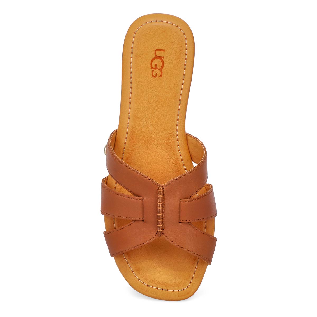 ugg tan brookside slide sandals