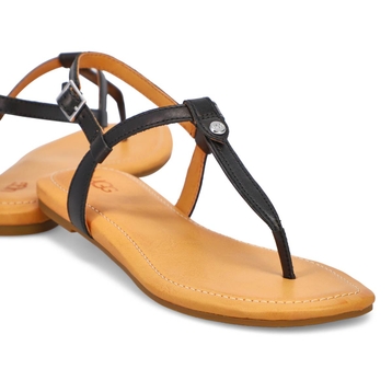Sandale tong Madeena noir femmes