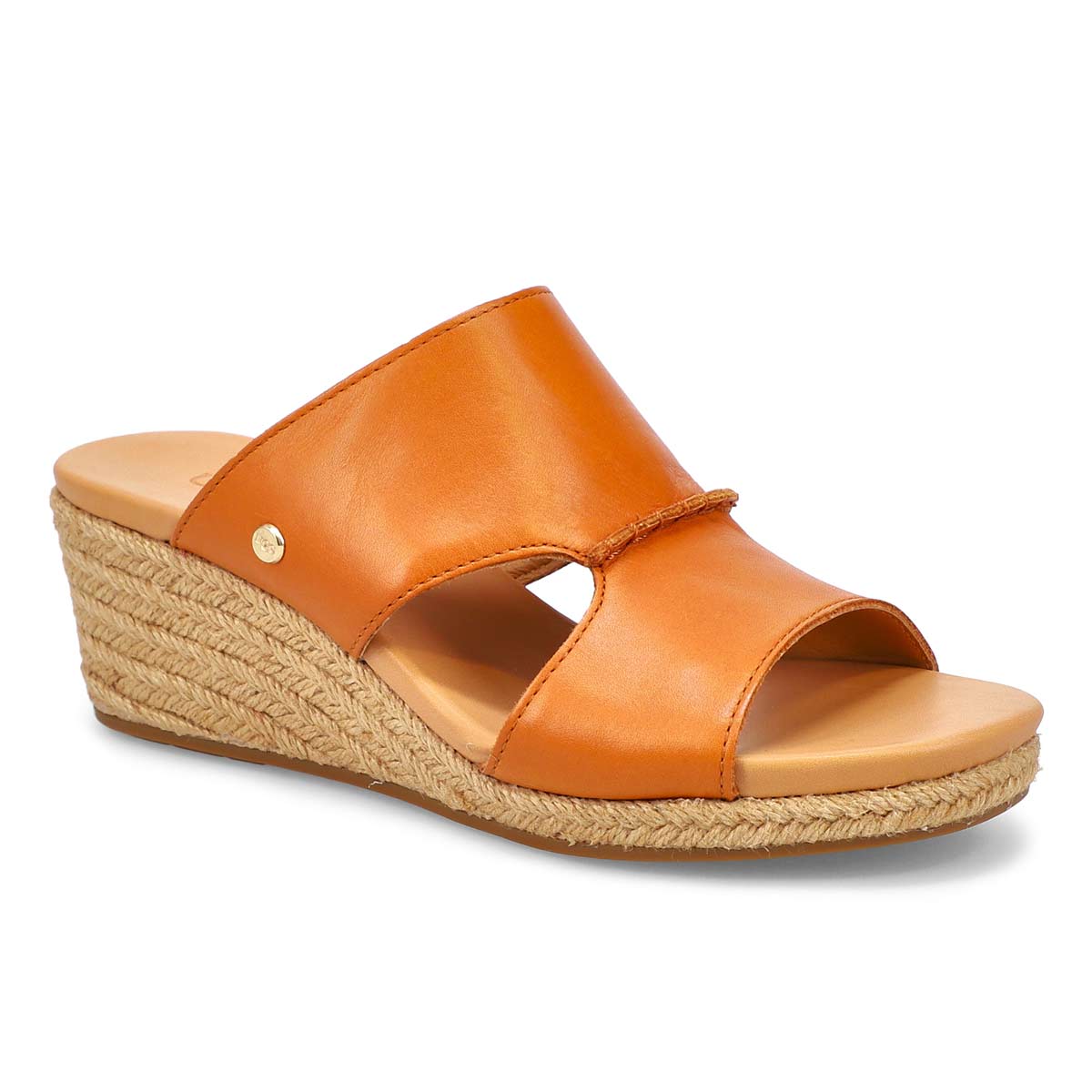 ugg tan brookside slide sandals