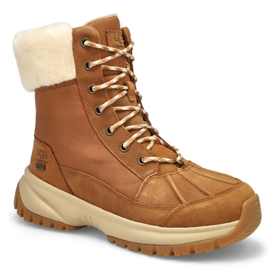 Lds Yose Fluff Hiker Waterproof Winter Boot - Chestnut