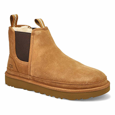 Botte Neumel Lined Chelsea, châtaigne, hommes