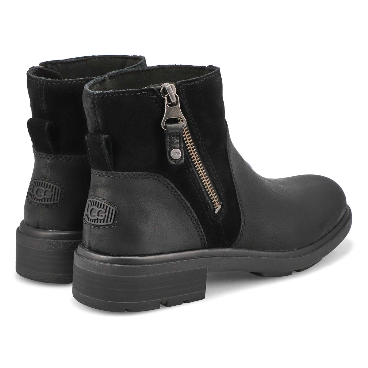 Botte imperméable HARRISON ZIP, noir, femmes