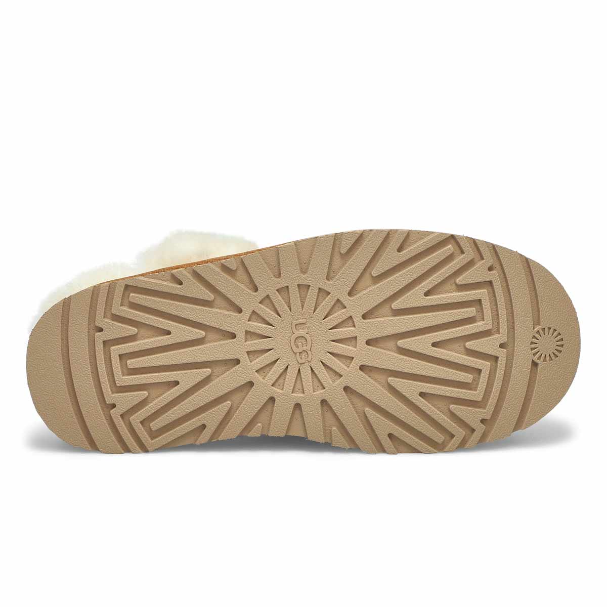 Women's Disquette Sheepskin Slipper - Chestnut