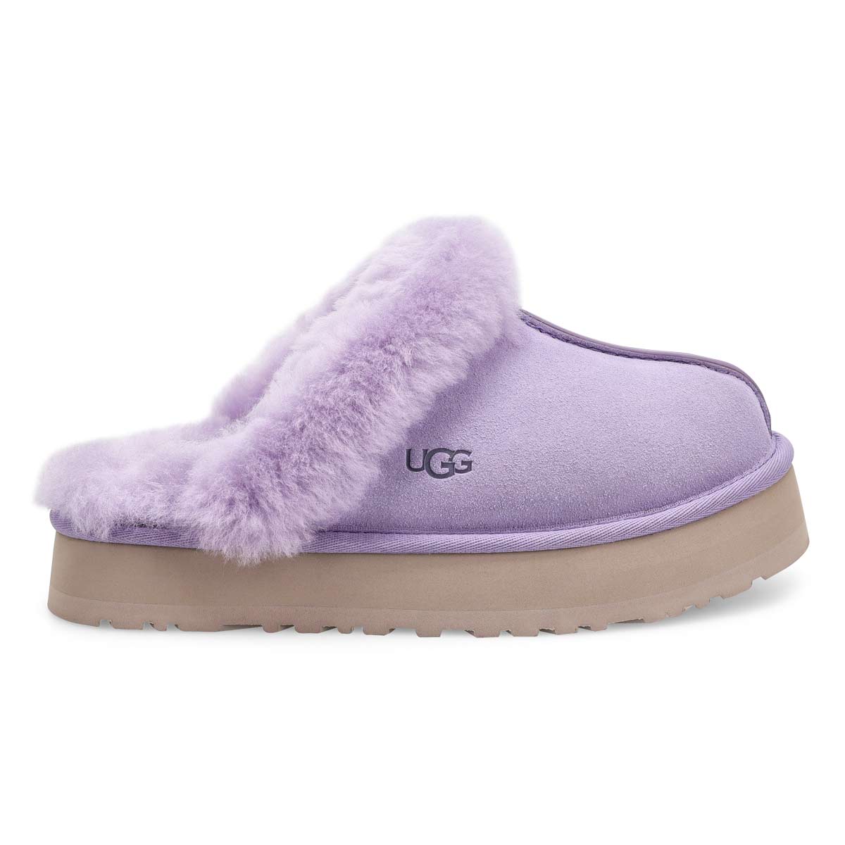 Women's  Disquette Sheepskin Slipper - Warm Lilac