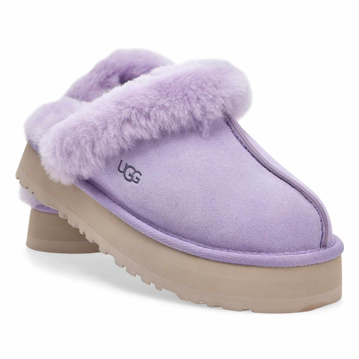 Women's  Disquette Sheepskin Slipper - Warm Lilac