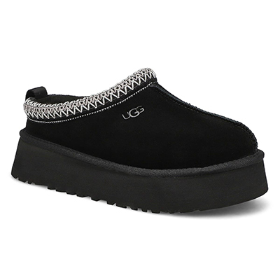 UGG Women's Tazz Platform Slipper - Black | SoftMoc.com