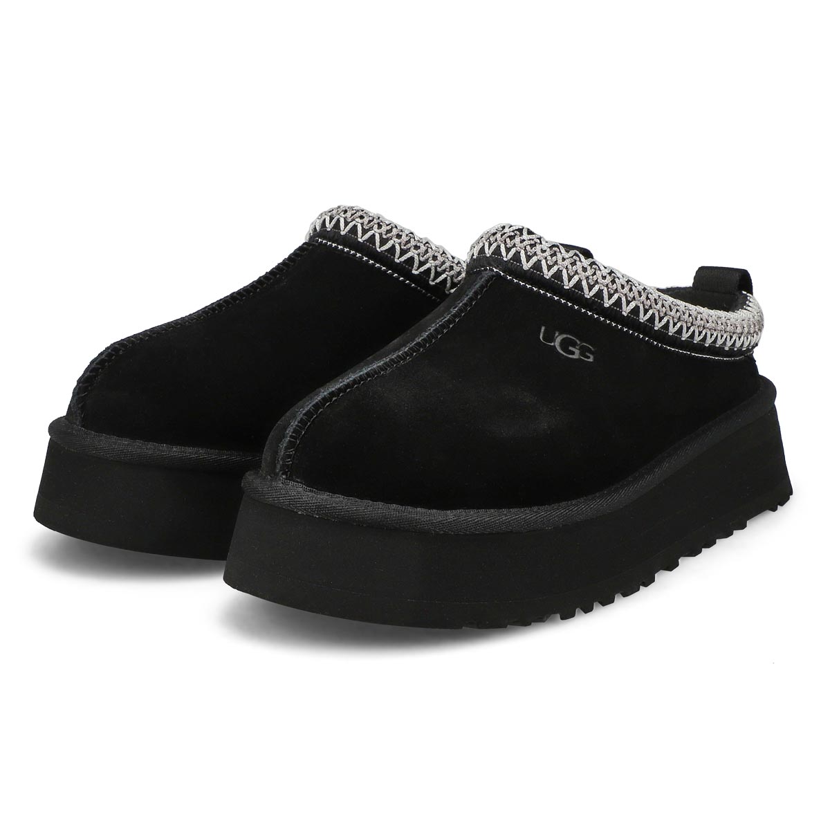 UGG Women's Tazz Platform Slipper - Black | SoftMoc.com