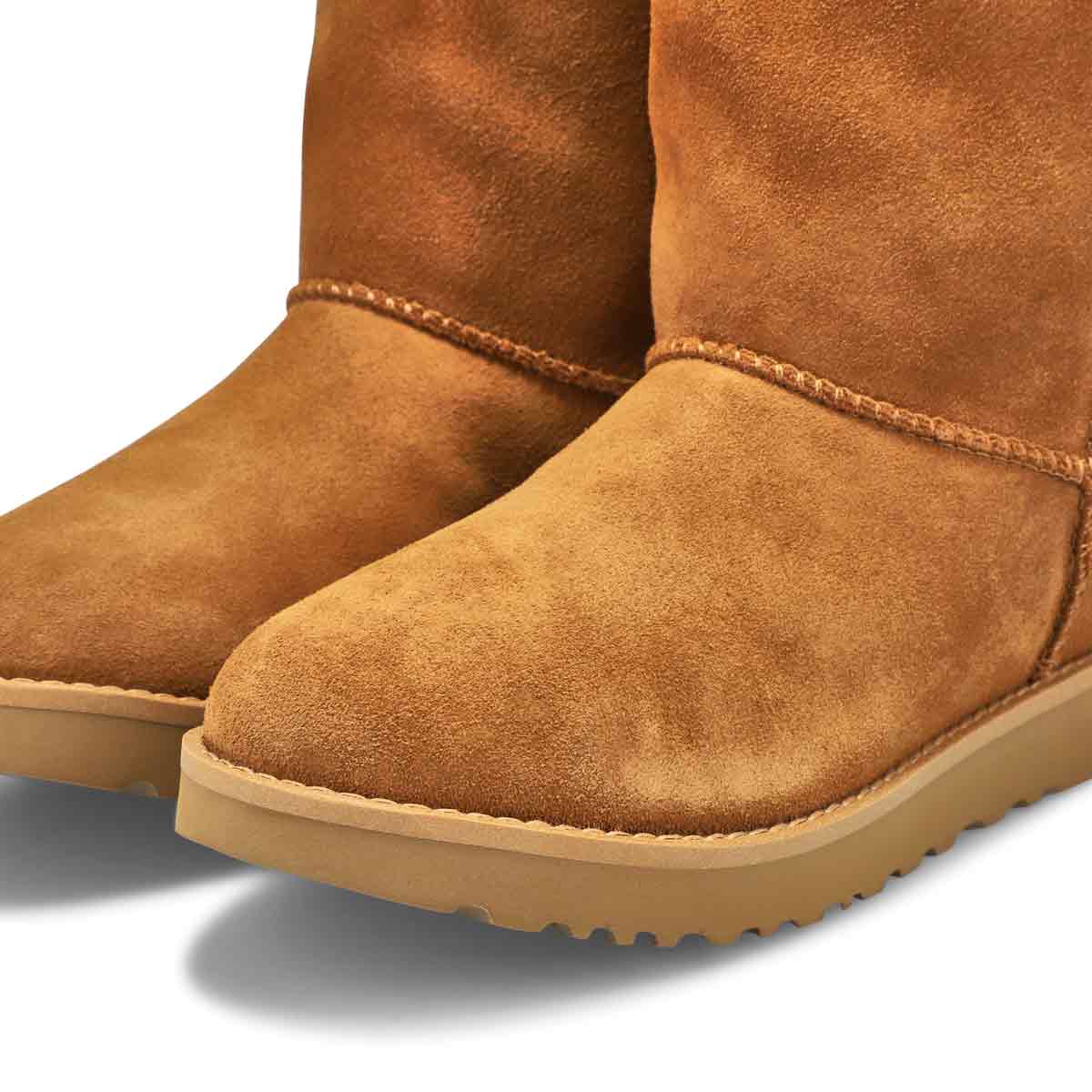 Bottes CLASSIC SHORT LOGO ZIP, femmes