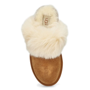 Pantoufle SCUFF SIS, châtain, femmes