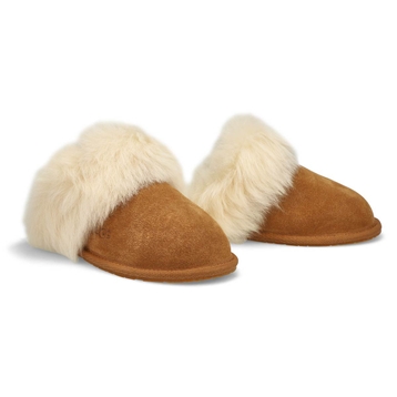 Pantoufle SCUFF SIS, châtain, femmes