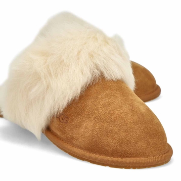 Pantoufle SCUFF SIS, châtain, femmes
