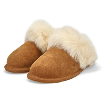 Pantoufle SCUFF SIS, châtain, femmes