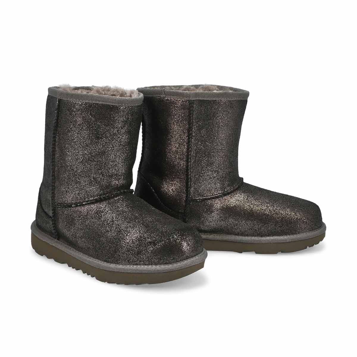Botte Classic II Metallic Glitter, métal, fille