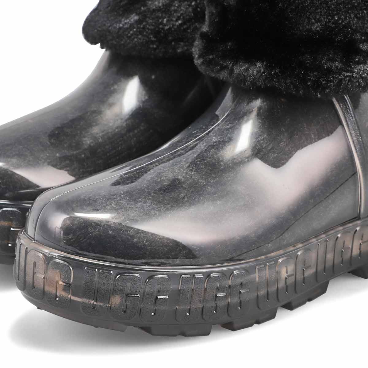 Botte de pluie DRIZLITA CLEAR, noir, femmes