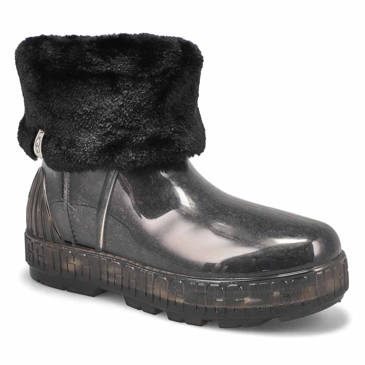 Botte de pluie DRIZLITA CLEAR, noir, femmes