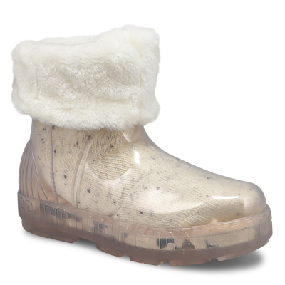 Botte pluie transparente Drizlita, femme