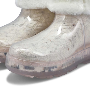 Botte de pluie DRIZLITA CLEAR, écru, femmes