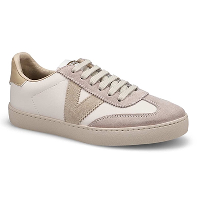 Lds Berlin Ciclista Lace Up Sneaker - White/ Hielo