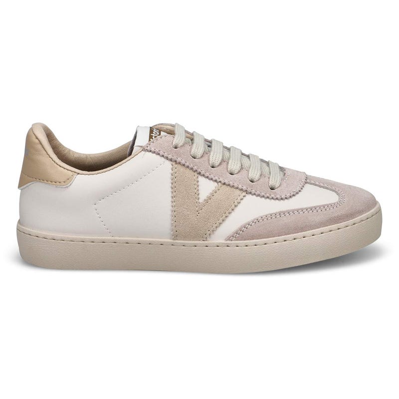 Baskets à lacets BERLIN CYCLE TOE, blanc/léopard, femmes