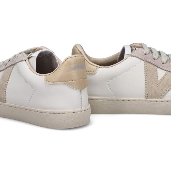 Baskets à lacets BERLIN CYCLE TOE, blanc/léopard, femmes