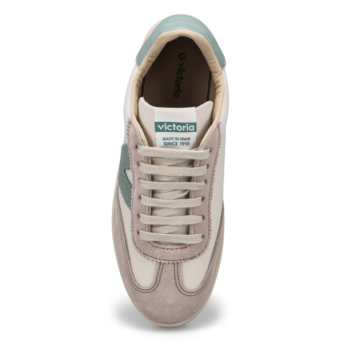 Women's  Berlin Cycle Toe Lace Up Sneaker - White/ Jade