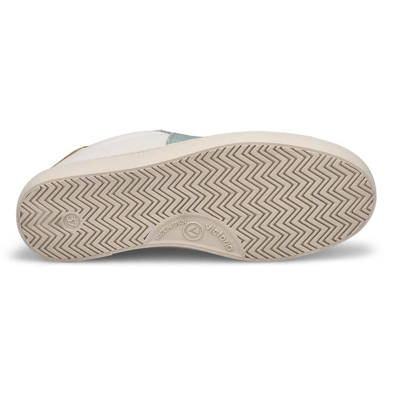 Baskets à lacets BERLIN CYCLE TOE, blanc/jade, femmes