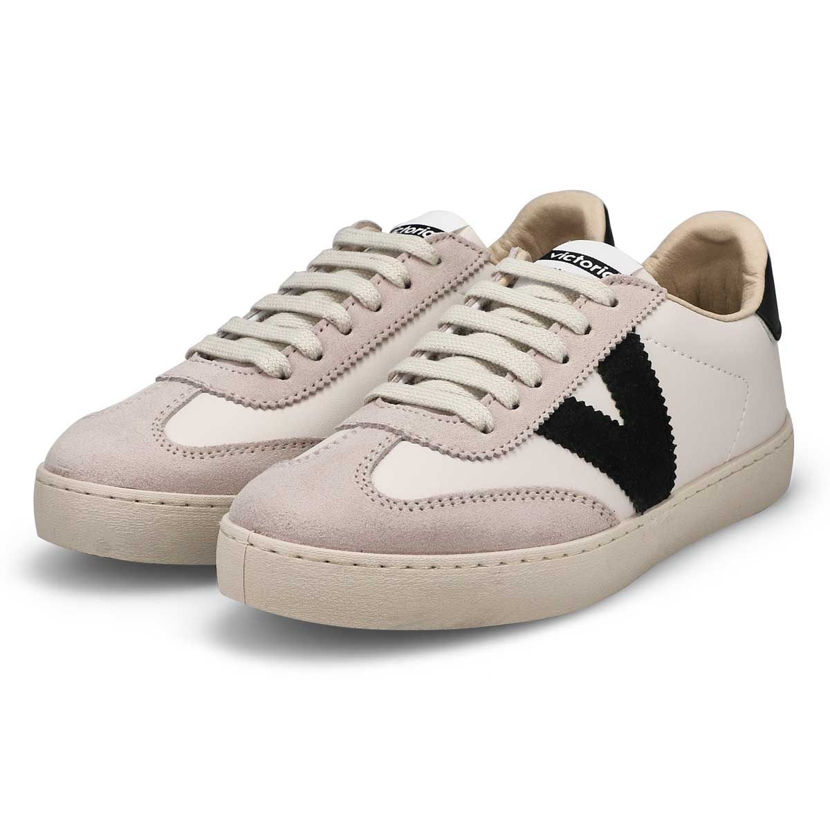 Women's Berlin Cycle Toe Lace Up Sneaker - White/ Black