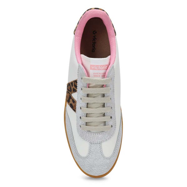 Women's Berlin Cycle Toe Lace Up Sneaker - White/ 