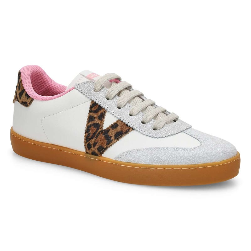 Women's Berlin Cycle Toe Lace Up Sneaker - White/ 