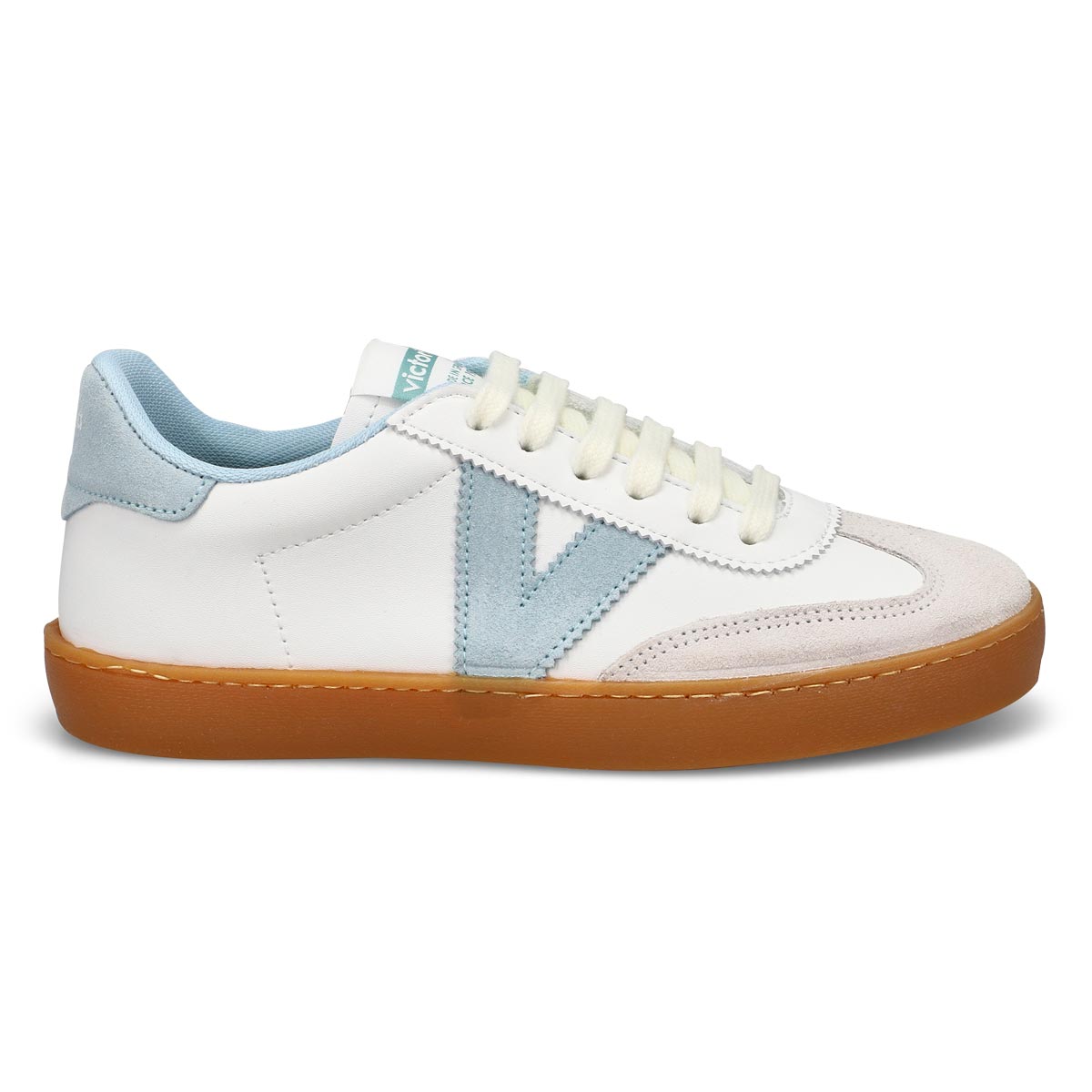 Women's Berlin Cycle Toe Lace Up Sneaker - White/ Celeste