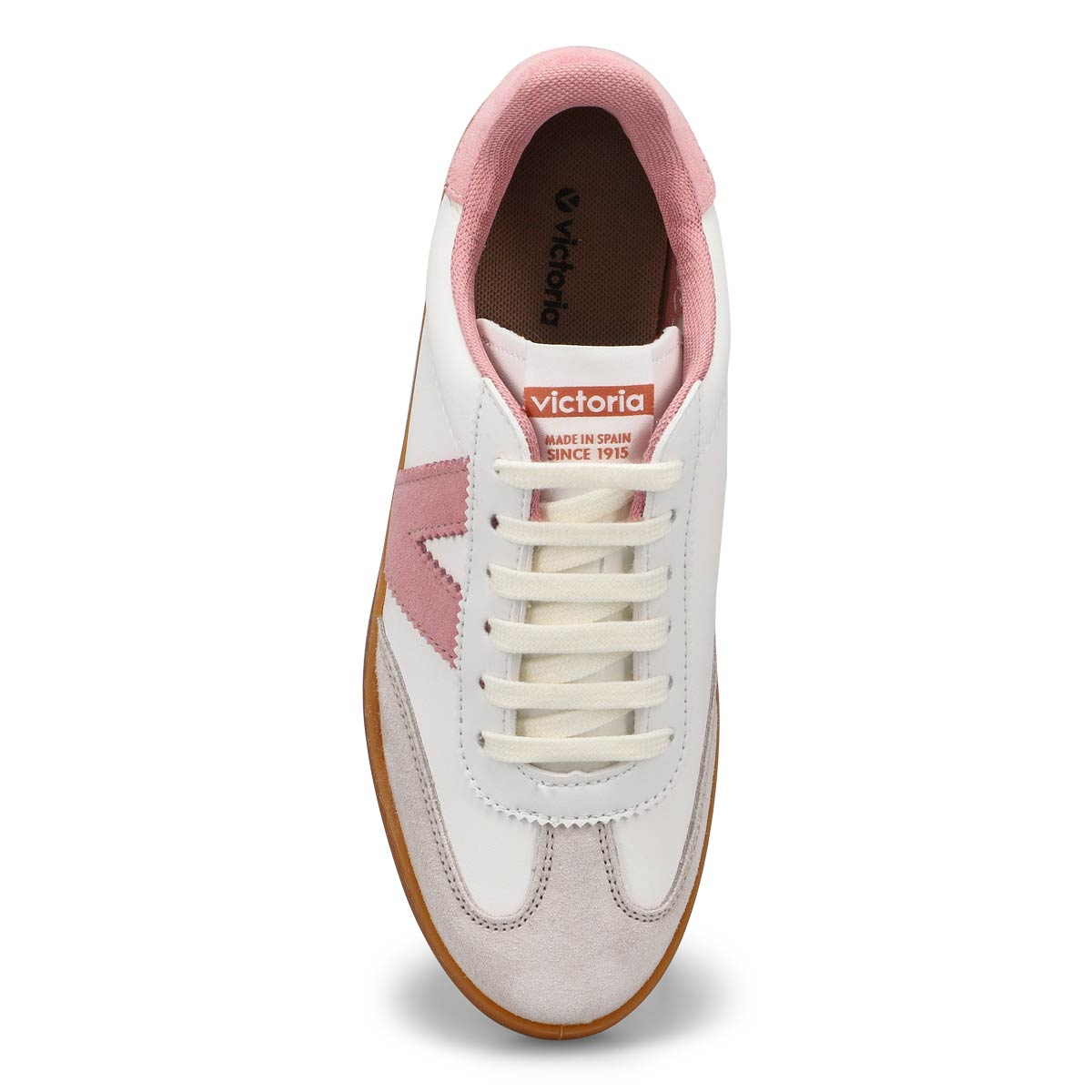 Women's  Berlin Cycle Toe Lace Up Sneaker - White/ Rosa
