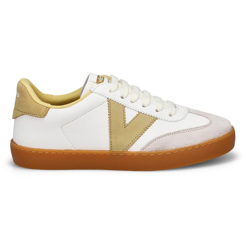 Women's Berlin Cycle Toe Lace Up Sneaker - White/ Trigo