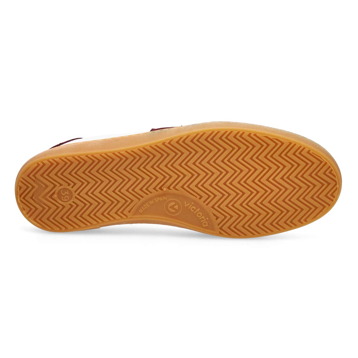 Women's Berlin Ciclista Lace Up Sneaker - White/Burdeos