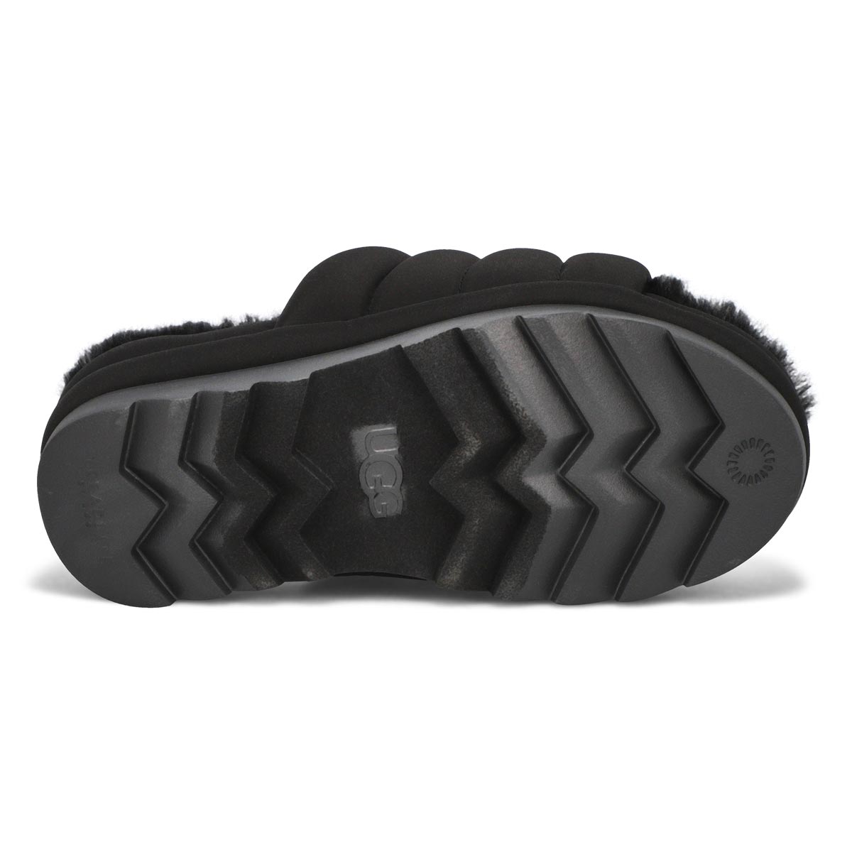 Women's Puft Slide Platform Sandal - Black