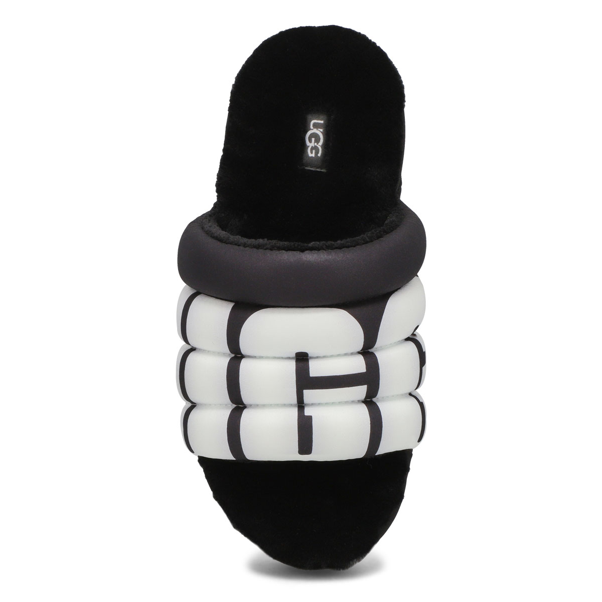 Women's Puft Slide Logo Platform Sandal  - Black